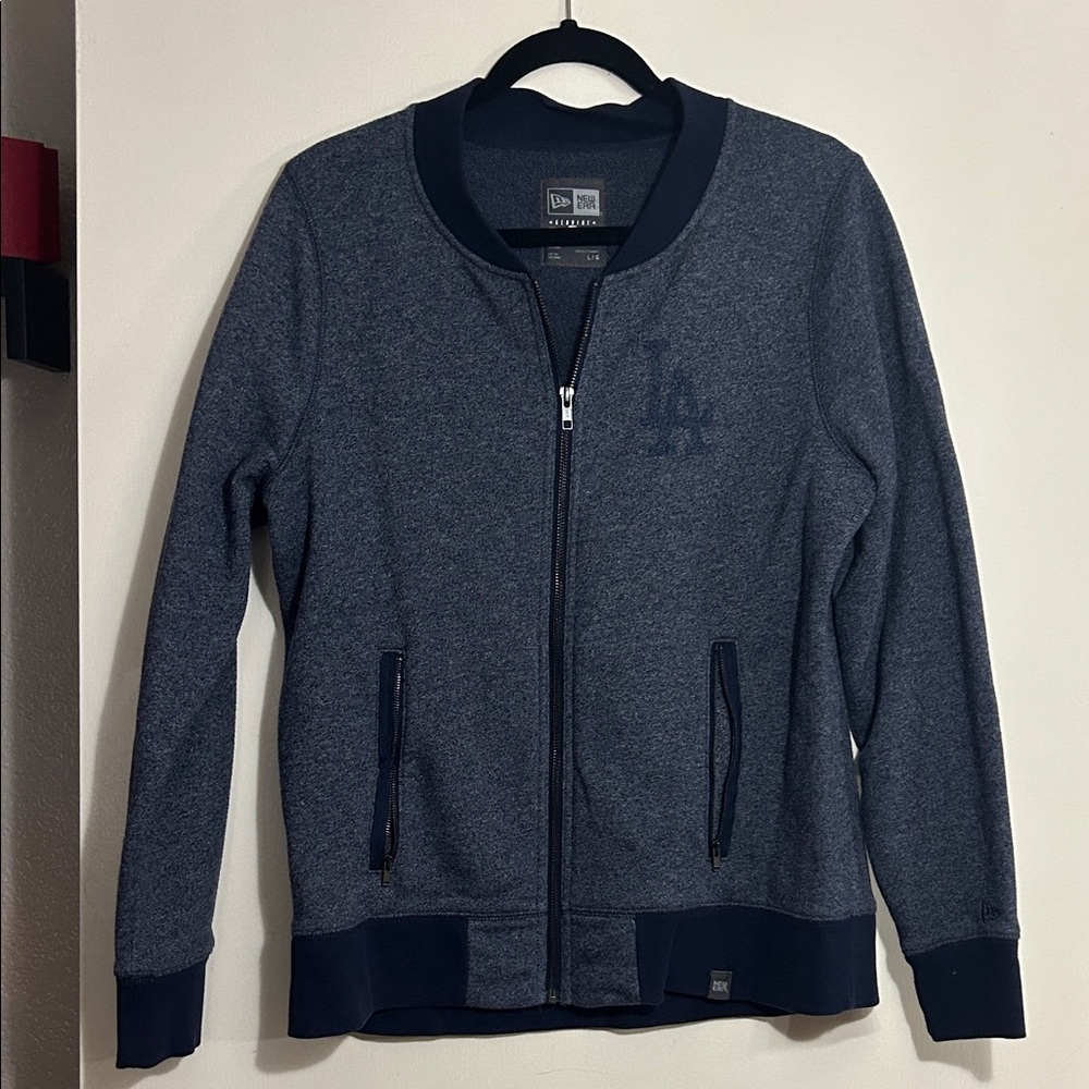 Blue LA Dodgers Zip-Up Jacket